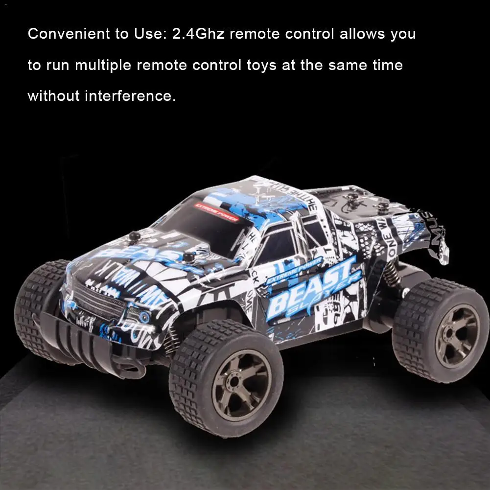 1:20 High-speed Competitive Electric 2.4Ghz Remote Control Car Shatterproof Simulated Charging Off-road Vehicle RC Racing Car