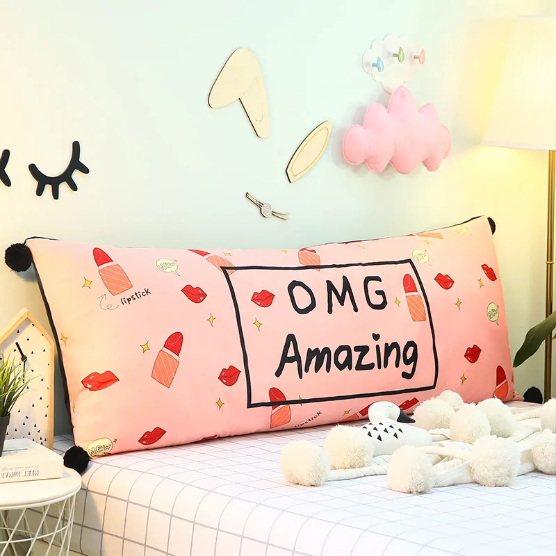 Custom Made Cartoon Bedside Cute Girl Cushion Flannel Children Back-to-back Crystal VELVET SOFA Tatami Bed Pillow - Цвет: Z11