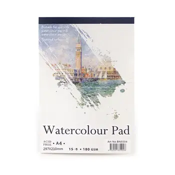 

15 Sheets A3/A4/A5 Watercolor Paper Sketch Book Notepad for Painting Drawing Art