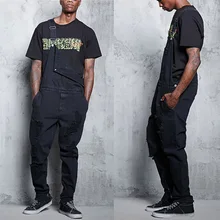 Джинсы мужские свободные джинсовые штаны на бретельках штаны джинсовый комбинезон штаны от комбинезона новые модные мужские штаны уличная одежда Y