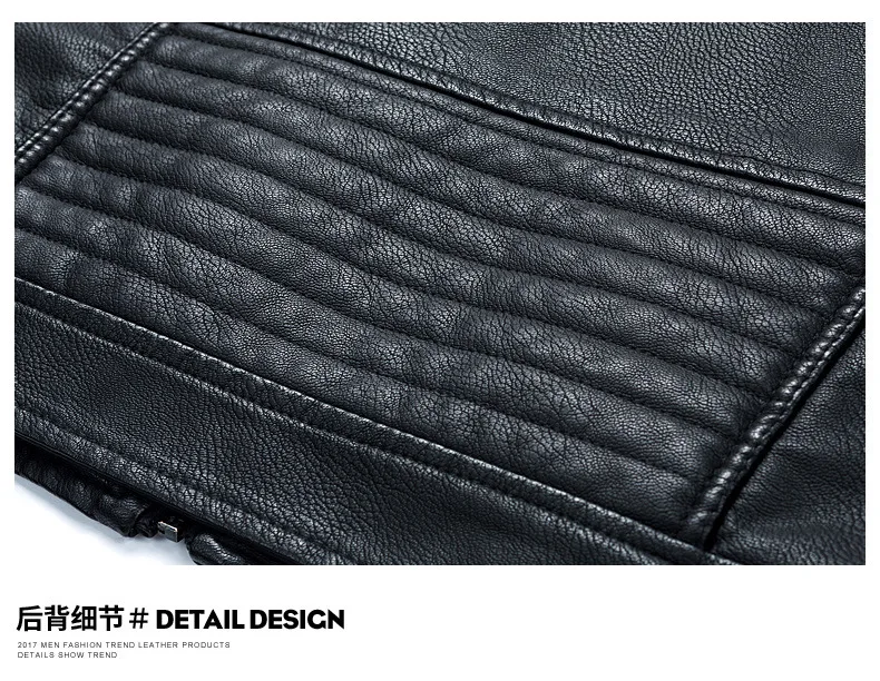 Autumn And Winter New Style Men Jacket plus Velvet Jacket up Leather Short Slim Fit Locomotive MEN'S Leather Coat 635