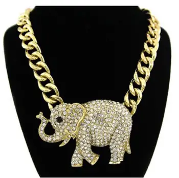 

AEO Hiphop DST elephant Charm Neckalce Jewelry