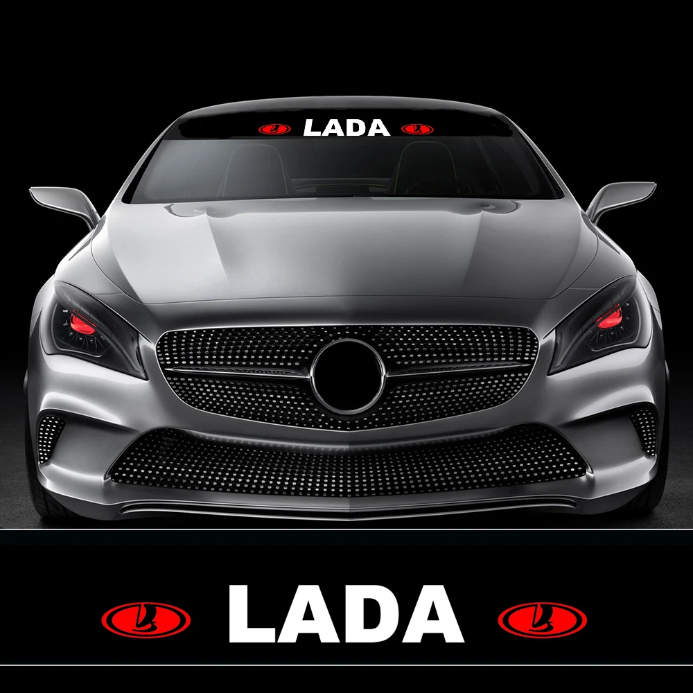 

Automobile Stickers Banner Decal Racing Film For Lada Niva Kalina Priora Granta Largus Vaz Samara Front Windshield Car Styling