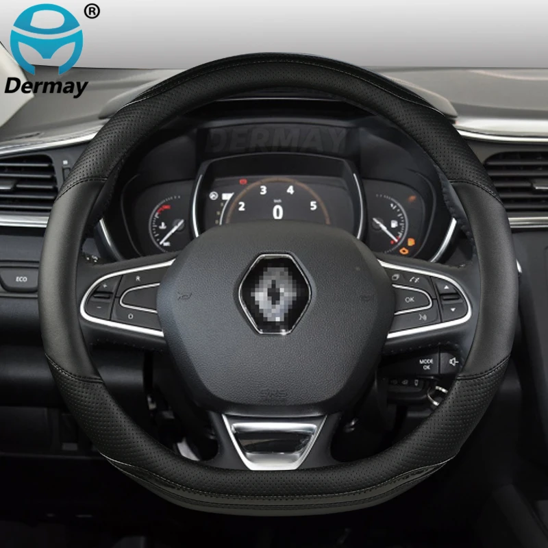 Steering Wheel Cover for Renault Scenic Clio Laguna 2 3 4 5 Kangoo Fluence Megane Trafic Talisman Twingo Kaptur Car Accessories |