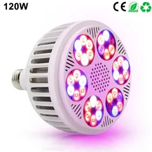 120 Вт E27 энергосберегающий садовый цветочный гидропонный растительный теплица для помещений, легко устанавливаемый светодиодный светильник для выращивания