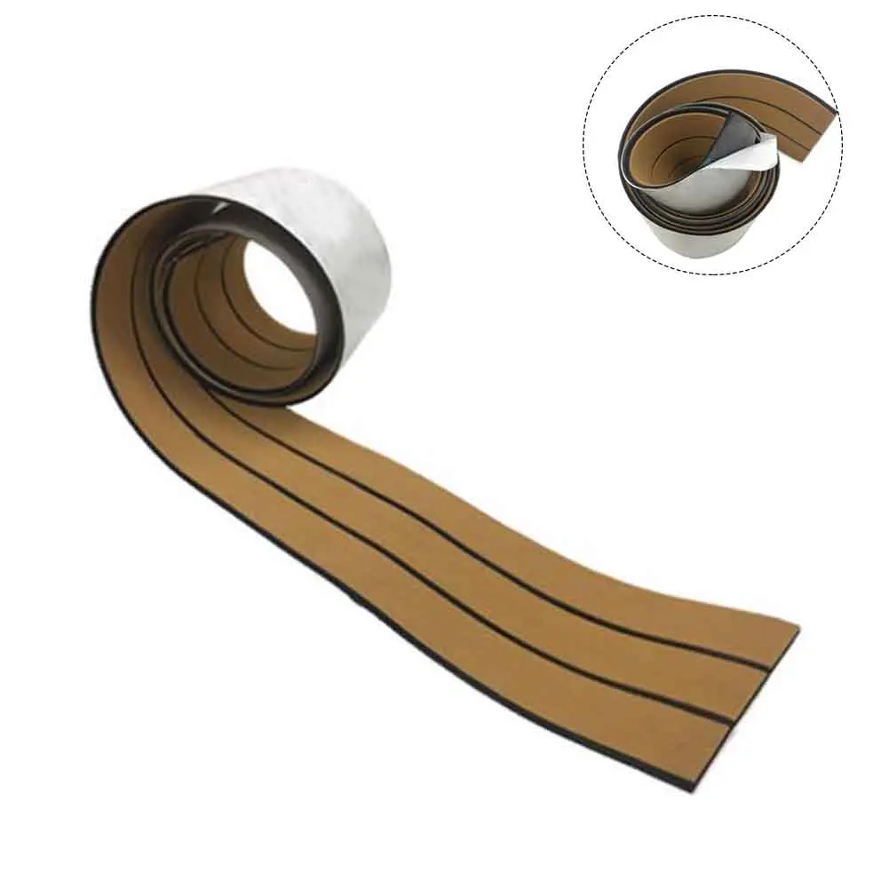 EVA пены яхты Лодка настил лист высокой плотности ударопрочный морской пол противоскользящие самоклеющиеся водонепроницаемый амортизация - Цвет: Gold Black