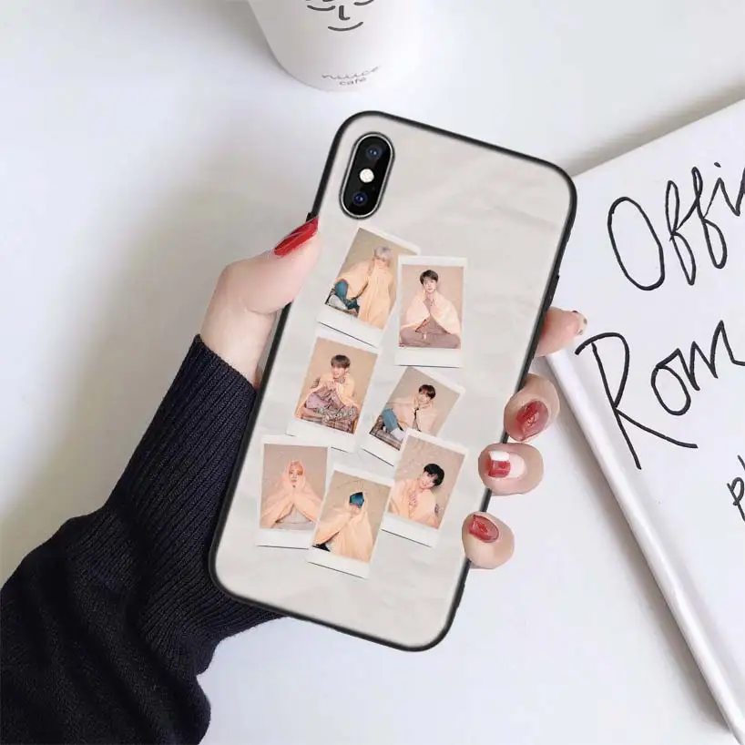 Jungkook Kpop чехол для Apple iphone 11 Pro XR XS Max X 7 8 6S Plus 5 5S SE Черный силиконовый чехол для телефона - Цвет: BS019-6