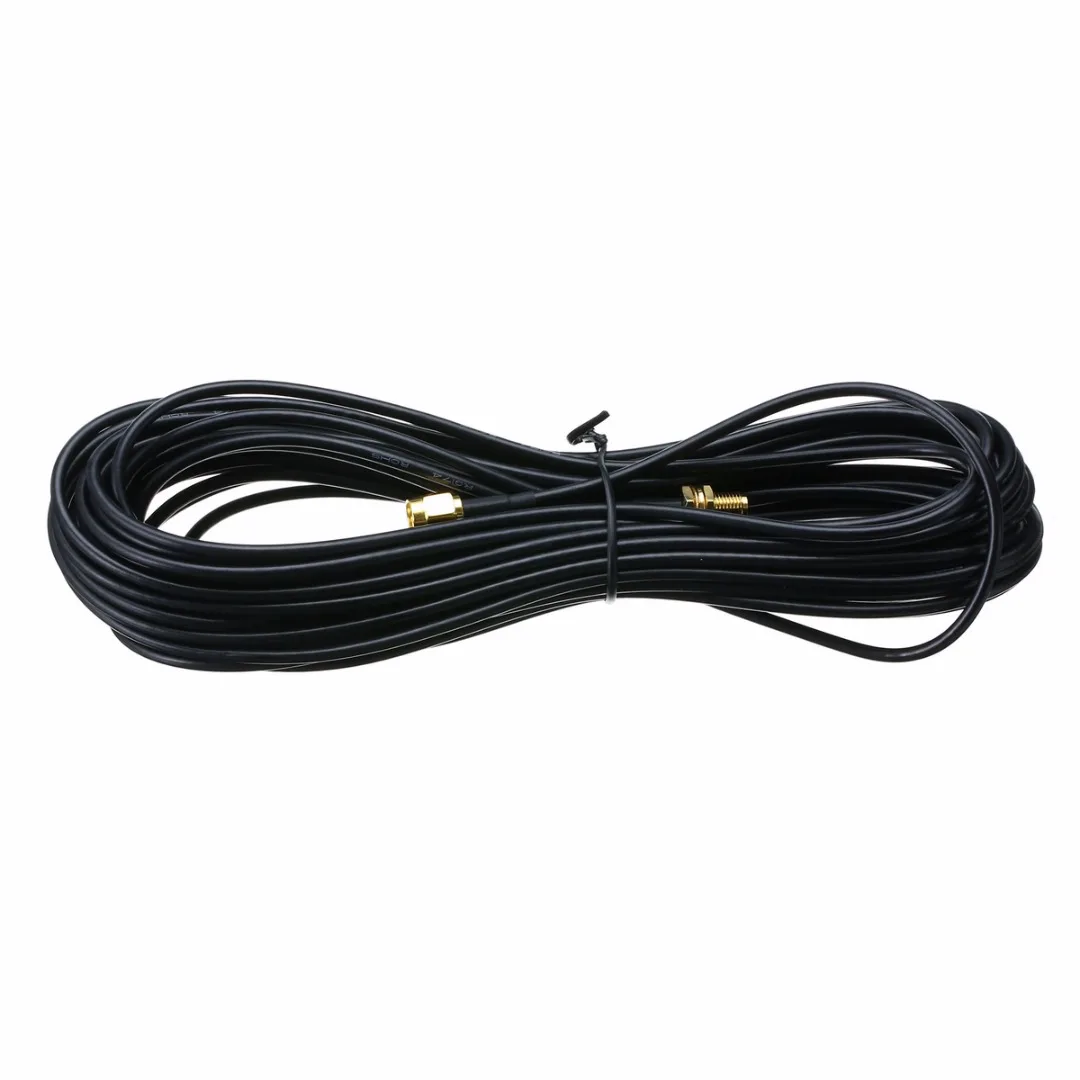 WiFi Wireless Router 10M Extending Wire RP-SMA Extension Cable Line Antenna Connector Coaxial Cord Signal Transfering