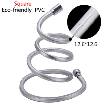 

Flower is aspersed hose PVC hot new square square universal flameproof winding shower hose factory outlet
