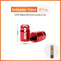 2pcs Red-Schrader