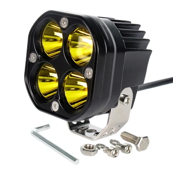 

3 Inch Led Work Light Yellow Spotlights Offroad 4X4WD Car Truck SUV Driving Lamp