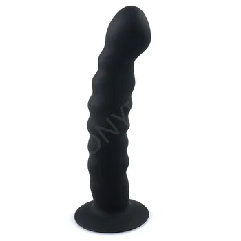 Anal Plug Sex Products Prostate Massager Vaginal Stimulator with Strong Sucker Silicone Bead Dildo Sex Toys for Man and Woman 6