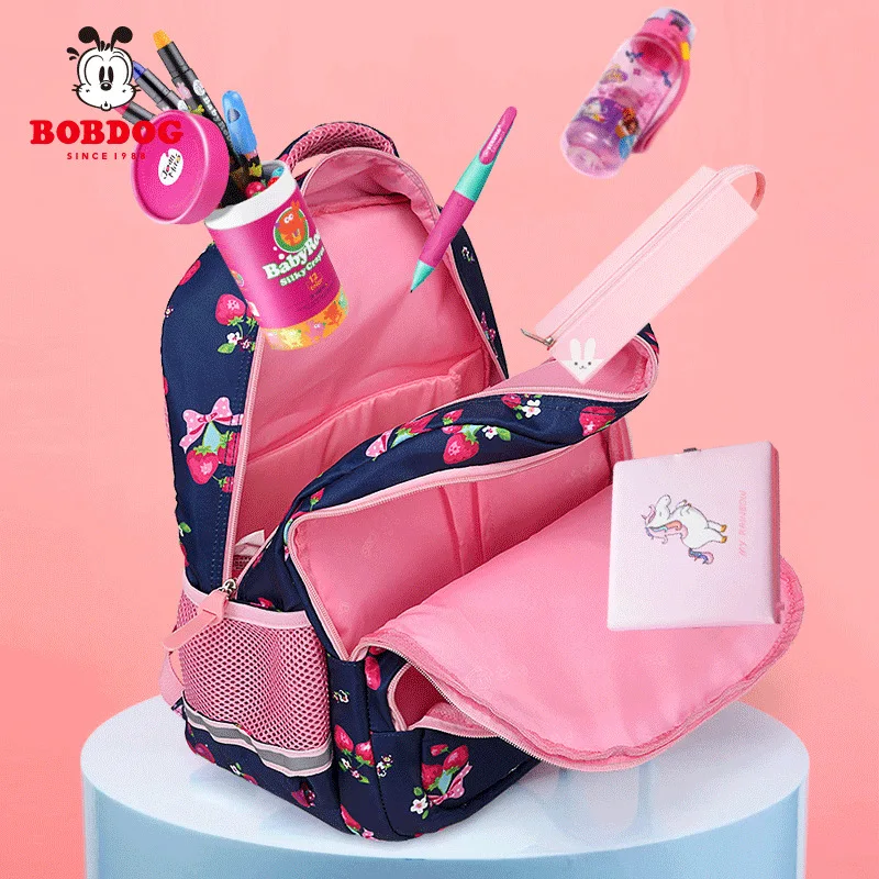 

Bobdog Young STUDENT'S Children Fashion Shoulder School Bag 1-3-6 Grade