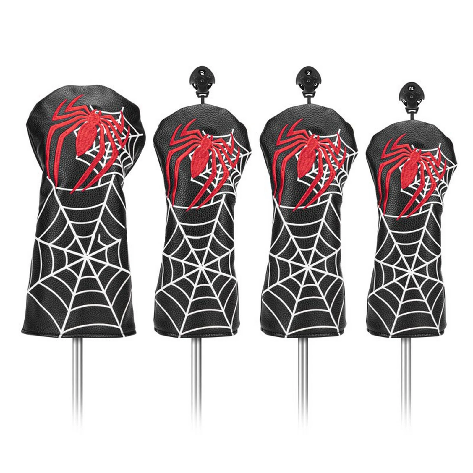 4pcs/set PU Golf Club Driver Fairway Wood UT New Design For Head Protect Cover Clubs Set | Спорт и развлечения