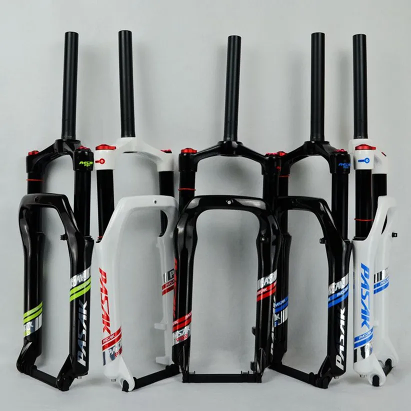 20" Snow Bike Bicycle Fork Fat Forks Air Gas Locking Suspension Forks For 4.0"tire 135mm 1800g