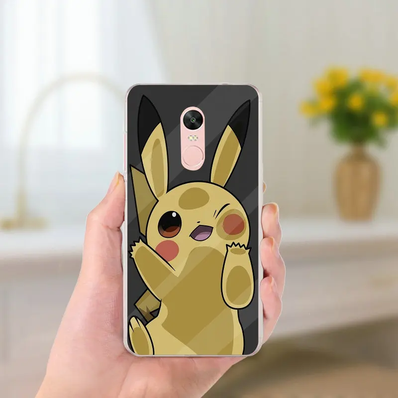 Picture 11 Милые чехлы с рисунком Пикачу для Xiaomi Mi Max 2 3 4 4C 4i 5 5S 5X6 6X8 9 SE A1 A2 Plus Lite, мягкие силиконовые чехлы из ТПУ для телефона - Цвет: Picture 11
