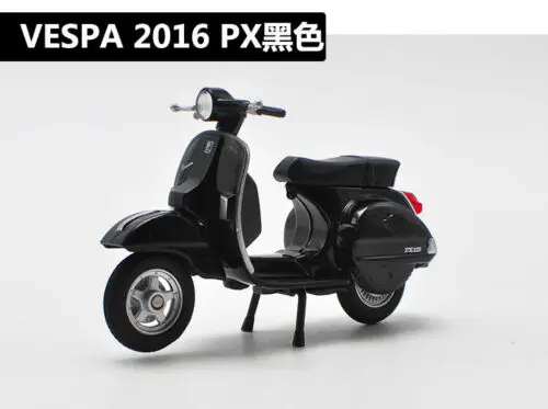 Модель мотоцикла Welly 1:18 Vespa 2016 PX литая игрушка в коробке |