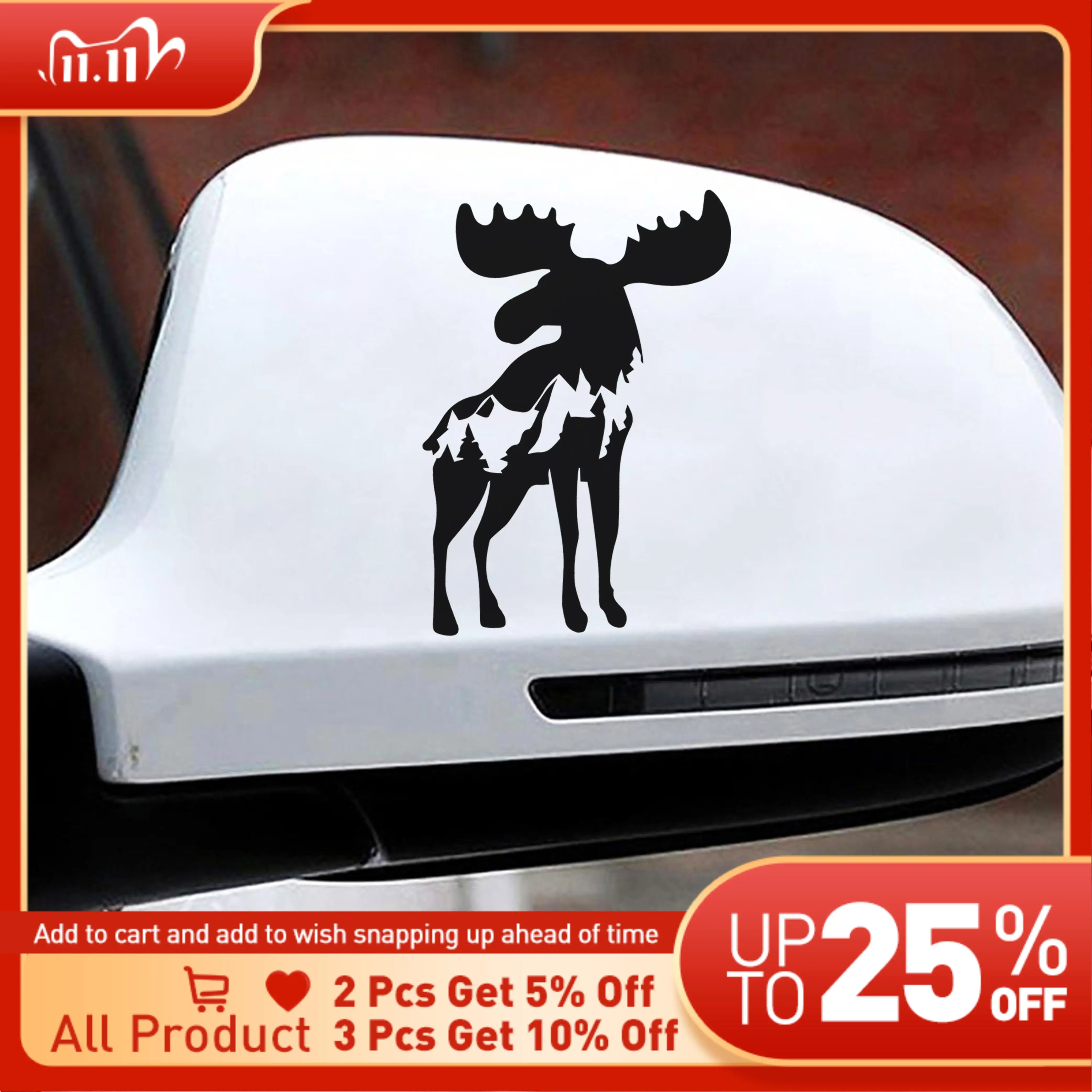 

NEW Elk Auto Stickers On The Car Personalized Car Stickers Motorcycle Decals