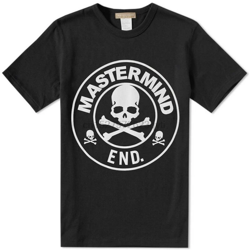 NWT Mastermind Japan x END одежда с логотипом ЧЕРЕПА черная белая M | Мужская