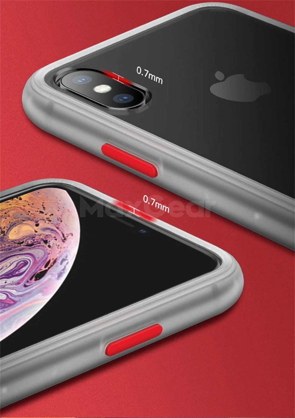 Противоударный прозрачный Гибридный Силиконовый чехол для iPhone X XS XR Max 8 7 6 6S Plus 11 Pro брендовая Прозрачная мягкая задняя крышка