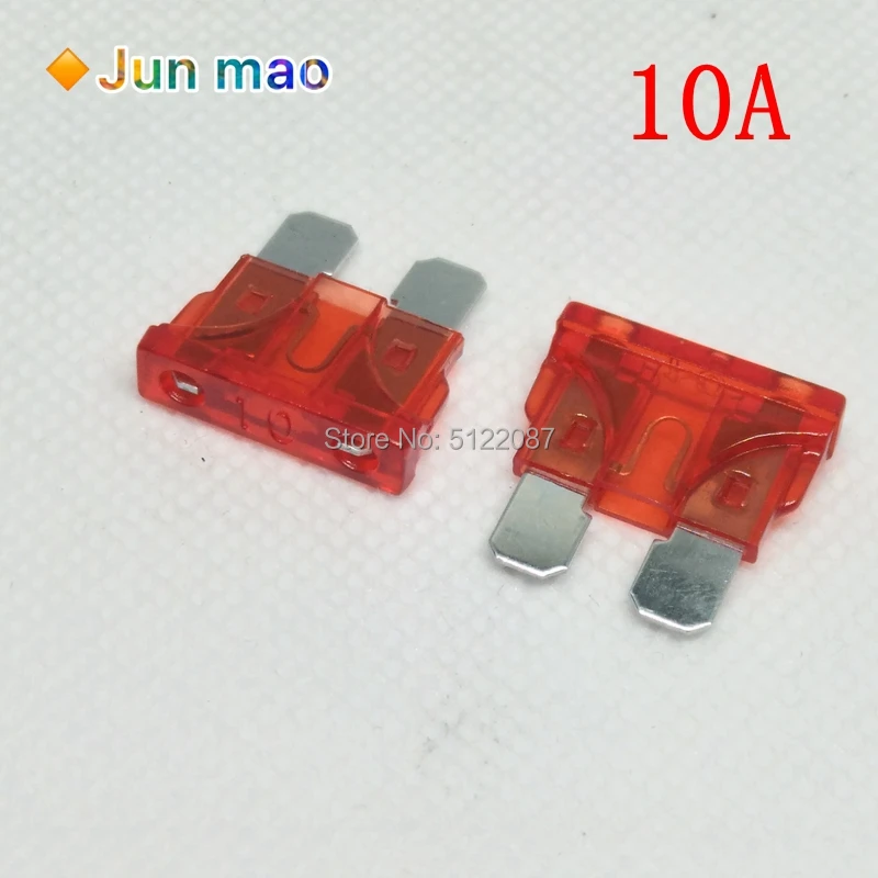 Glass Tube Fuses 30Pcs Standard Auto Blade Fuse for Car 5 10 15 20 25 30 AMP Car Fuse Auto White Yellow Red Blue Orange Green