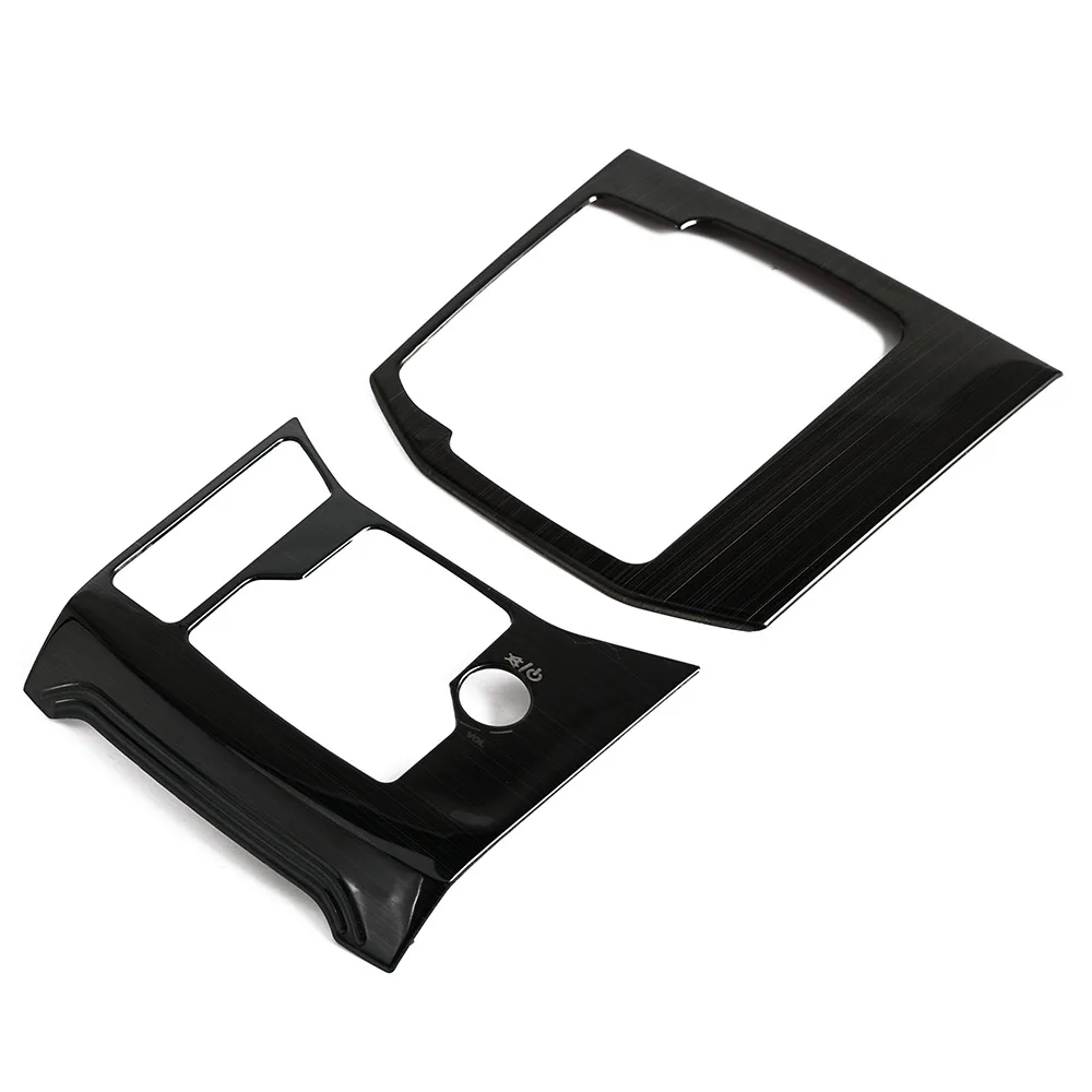 H2CNC Car Interior Gear Shift Frame Cover Trim Black Stainless steel For Mazda CX-5 CX5 2017 2018 | Автомобили и мотоциклы
