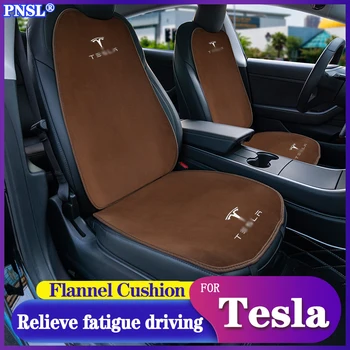 

PNSL car Seat Cover Protector Front Rear Seat Backrest Cushion Pad Mat for Tesla Model 3 S Y X Roadster Cybertruck series