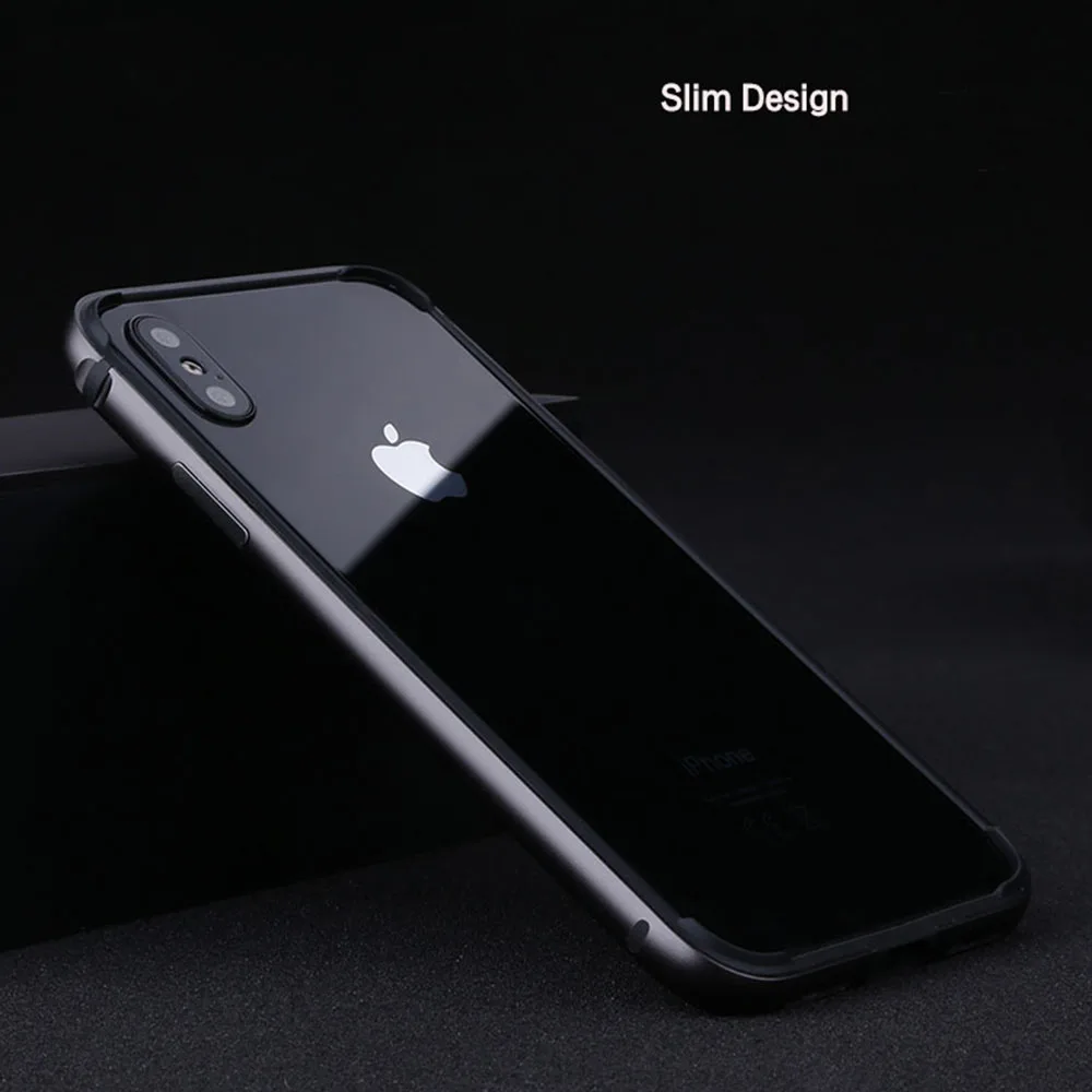 Luxury Shockproof Silicone Metal Frame Bumper Phone Case