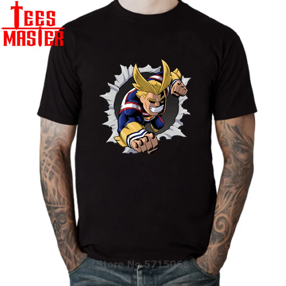 Новая летняя мужская футболка Supersoldier I am the Symbol of Peace All might футболки с короткими