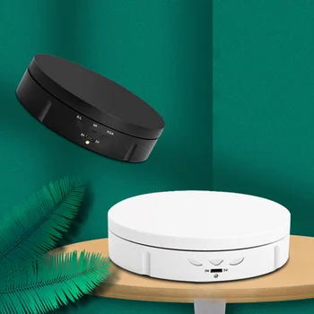 

Shop Display Stand 360 Degree Electric USB Rotating Turntable for Photography