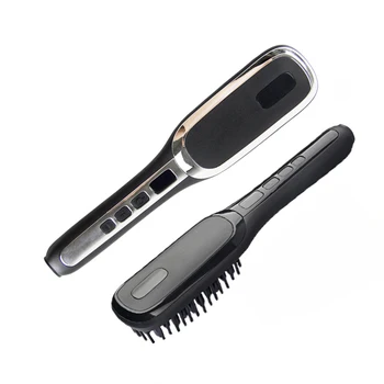 

Multifunctional LCD Straight Hair Comb Electric Hair Brush Beard Comb Automatic Hair Styling Tool