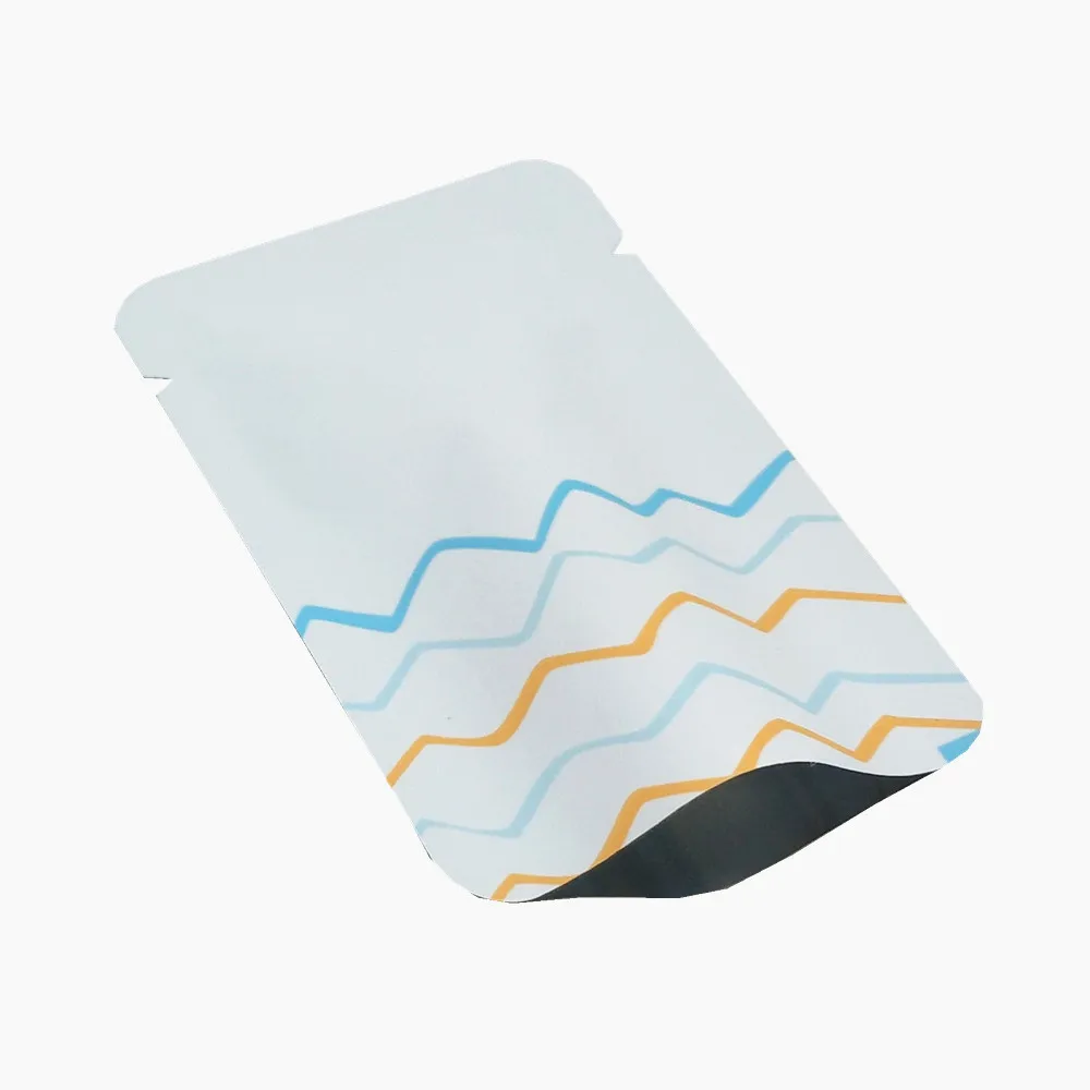 开口铝箔袋 海浪蓝橙D