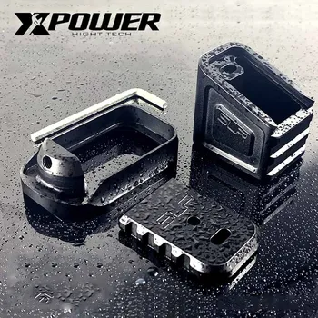 

XPOWER SLR Magazine Mag Well Butt Plate CNC Alumium Alloy Paintball Accessories Airsoft