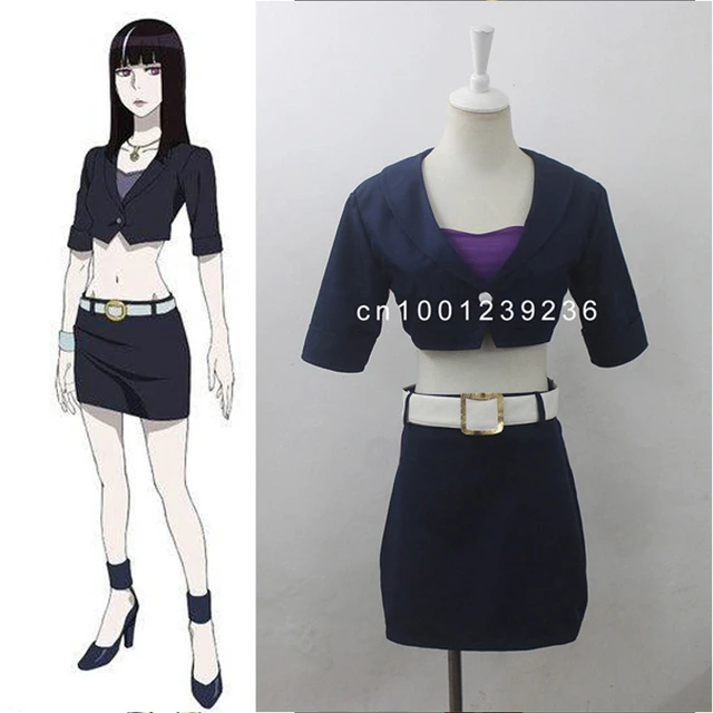 anime Movie Death Parade Death Billiards Chiyuki Cosplay Costume Wig party  Hair Refractory Fiber wig +wig cap