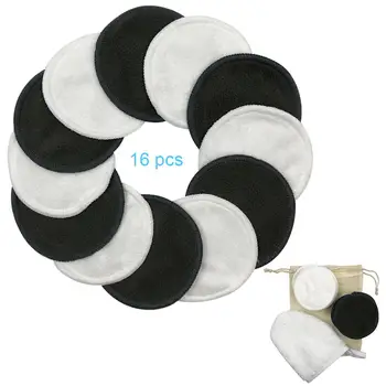 

16Pcs Cleansing Cotton Pad Washable Reusable Facial Cleansing Pad Facial Eye Cleaning Tool
