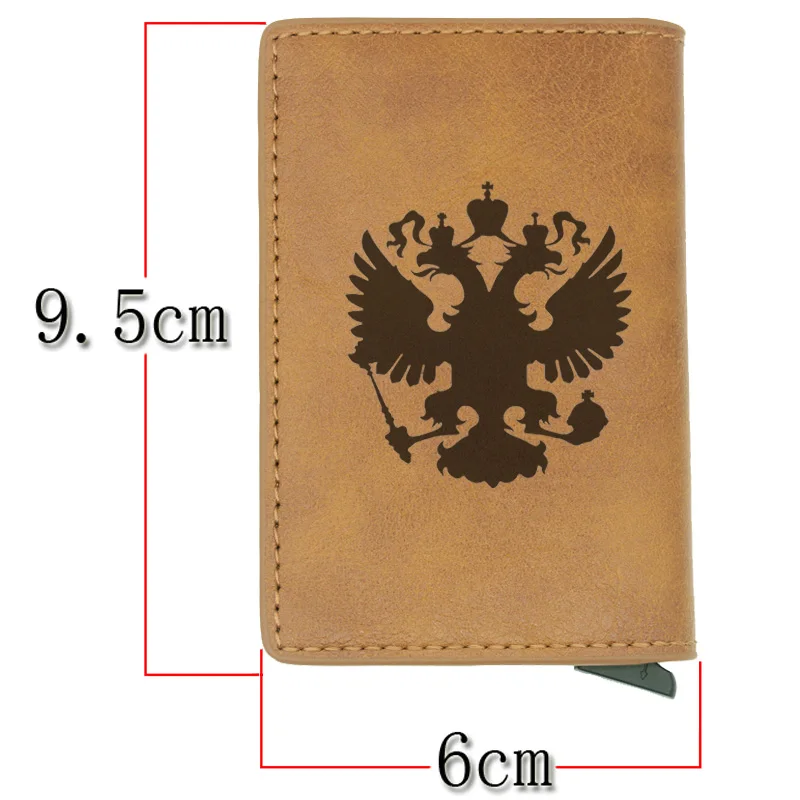 Модный двойной Орел Rfid держатель для карт для мужчин и женщин кошельки винтажные короткие кожаные тонкие Кошельки Мини Кошелек подарки