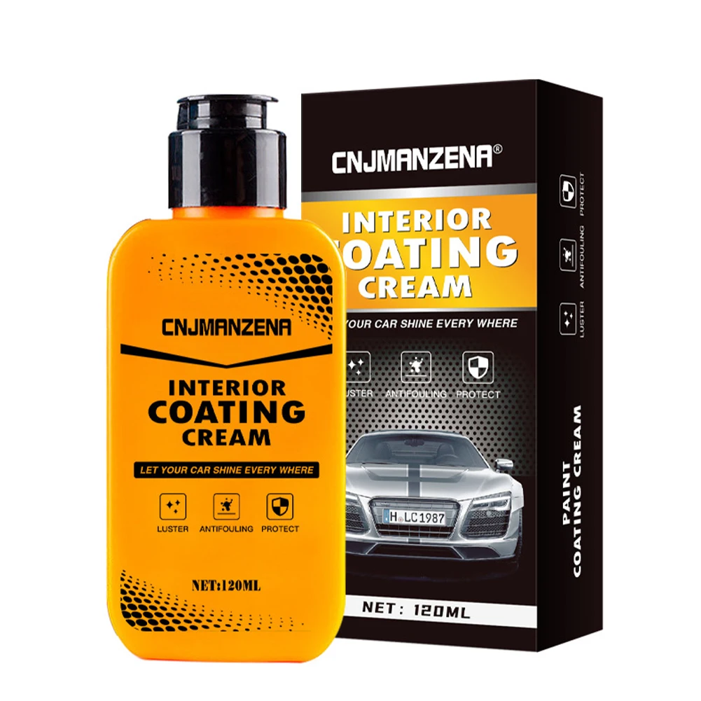 Car Paint Cleaner Cnjmanzena Car Coating Agent Auto Paint Cleaner Interior Leater Plastic Part Maintenance Refurbishing AgentCar Wax Crystal Plating Set Hard Glossy Wax Layer Covering Paint Surface Coating Formula Waterproof Film Car Polish Dropshipping meguiars scratchx