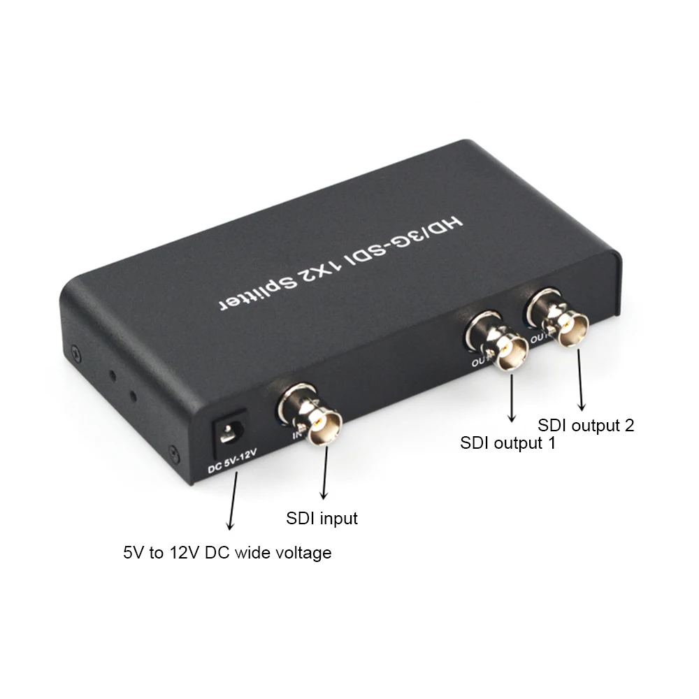 AYS 12 SDI сплиттер 1X2 видео конвертер HD/3g SDI ретранслятор поддержка 1080P распределительный удлинитель для проектора монитор камеры