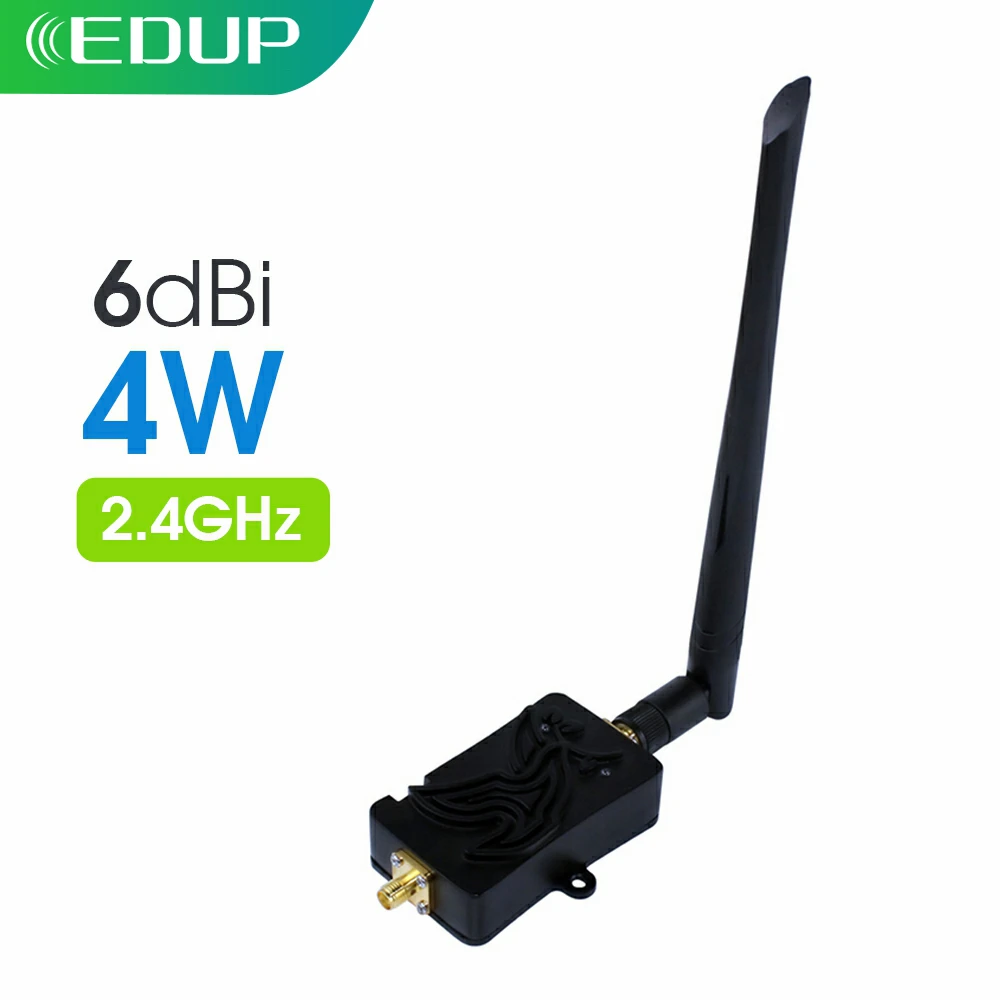 EDUP 4W Khuếch Đại Wifi Router 2.4Ghz 802.11b/g/n Tín Hiệu Không Dây Bộ Mở Rộng WiFi Tăng Áp Wifi Repeater Adapter Cho Router Wifi internet amplifier booster