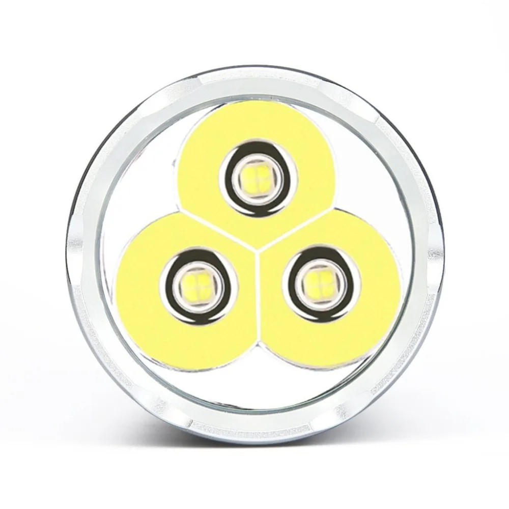 Bicycle front light Powerful LED Flashlight 3XHP70 Torch Waterproof Lamp Ultra Bright for Fishing Camping Cycling #1c15 (11)