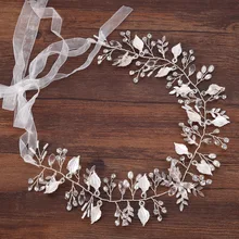 В Корейском стиле; свадебные туфли невесты с украшением в виде кристаллов листьев заколки для волос резинка-украшение Свадебные украшения торжественное платье аксессуары