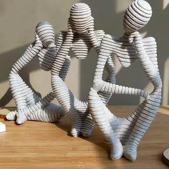 

$ Abstract Character Decoration North European Creative Home Ornament Drawing Room Office Sandstone Decor gift statue Sculpture