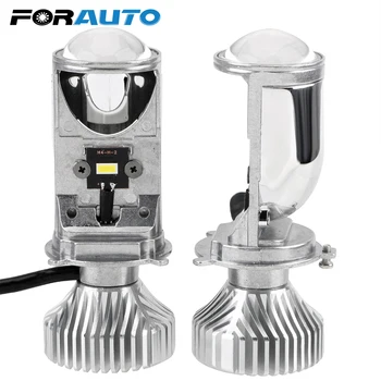 

FORAUTO 90W/Pair Canbus H4 LED Car Light Bulb Hi/Lo Beam Headlight Headlamp H4 LED Mini Projector Lens Conversion Kit Auto Lamp