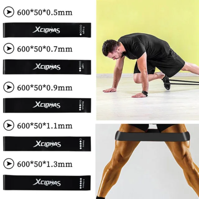 4 /5 Levels Yoga Resistance Rubber Bands Crossfit Exercise Rubber Band For Women Men Strength Training Fitness Gum Pilates Sport 3