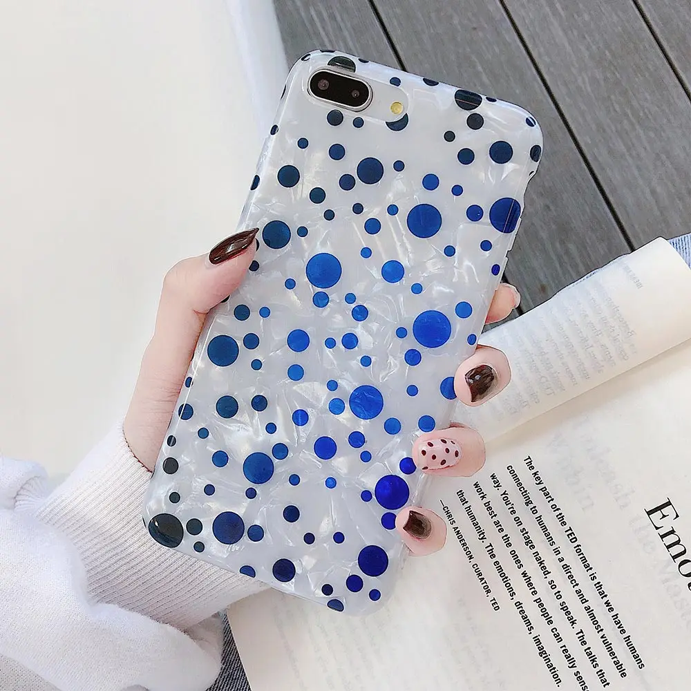 

KISSCASE Shell Pattern Phone Case For iPhone X XS XS MAX XR Fundas Elegant Phone Case For iPhone 7Plus 7 6 6S 6Plus 6SPlus Capa