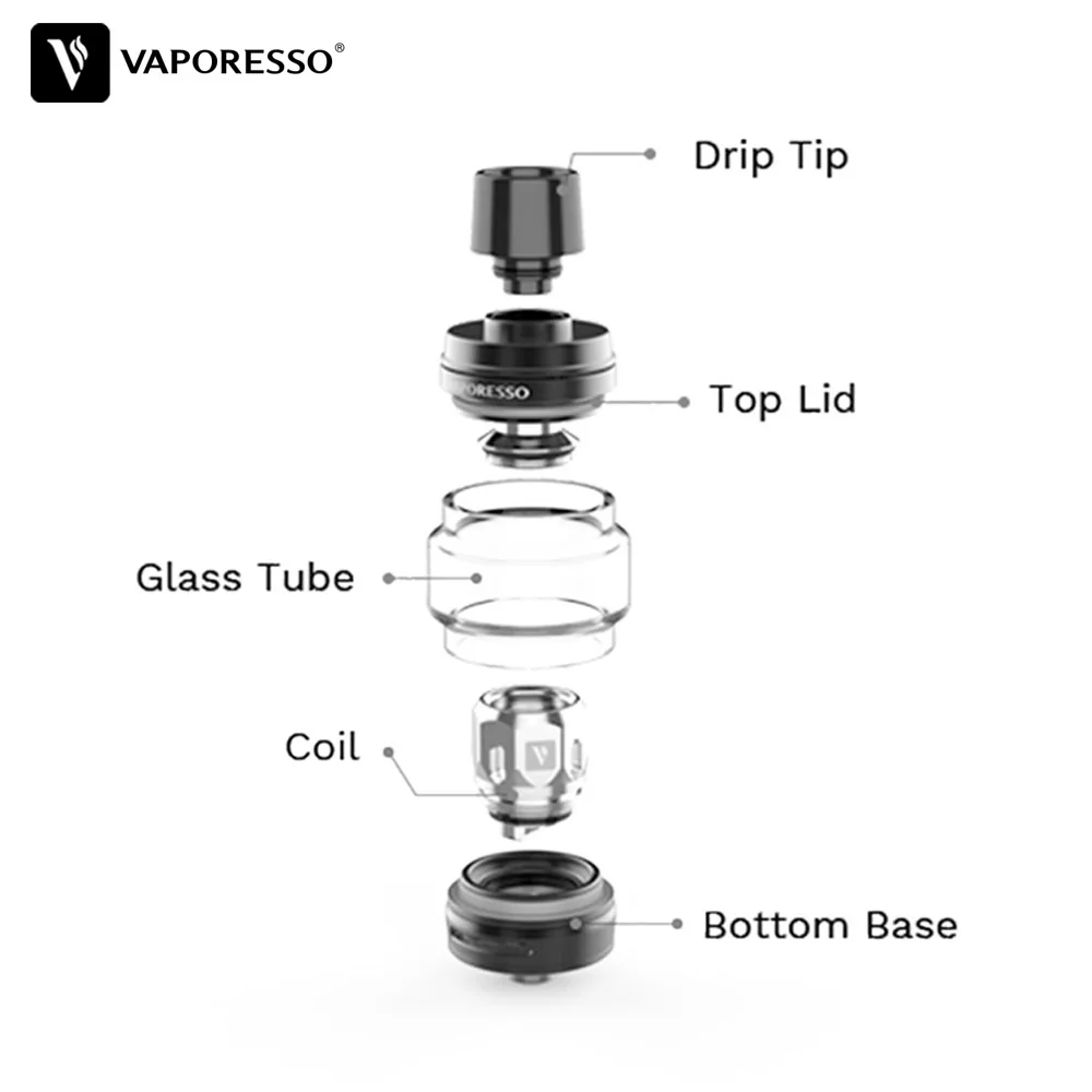 Оригинальный испаритель Vaporesso NRG SE Tank 3 5 мл распылитель с GT Meshed катушкой для Swag