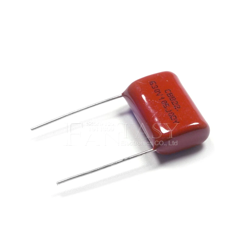 10PCS 630V105J 630V 1UF Pitch 20mm 105 1000NF CBB Polypropylene film capacitor polypropylene film capacitor,cbb capacitor