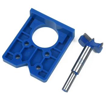 

2020 High Quality Concealed Hinge Drilling Jig For 35mm Cabinet Hinges And Mounting Plates Set