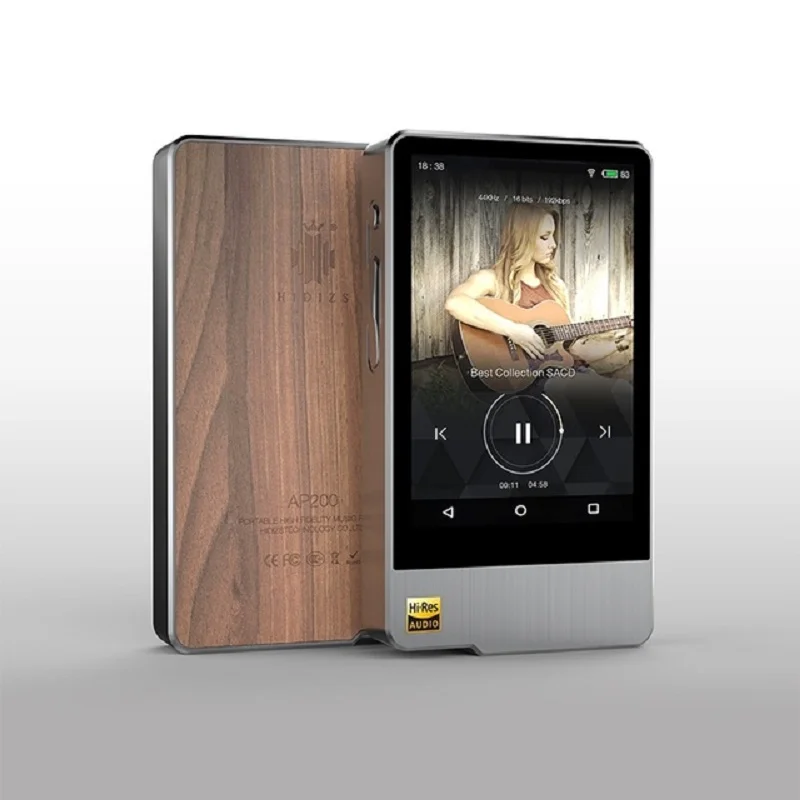Hidizs AP200 Android Bluetooth HiFi музыкальный плеер 64 Гб встроенная память 3 54 'IPS двойной ES9118C