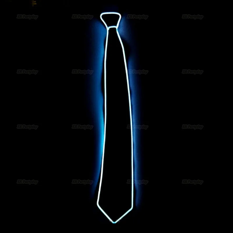 white tie Танцор джаза сувениры проволочная светящаяся полоска Кепка джентльмена привлекательная сумасшедшая Светодиодная лента неоновая шляпа как вечерние подарки на Рождество - Цвет: white tie